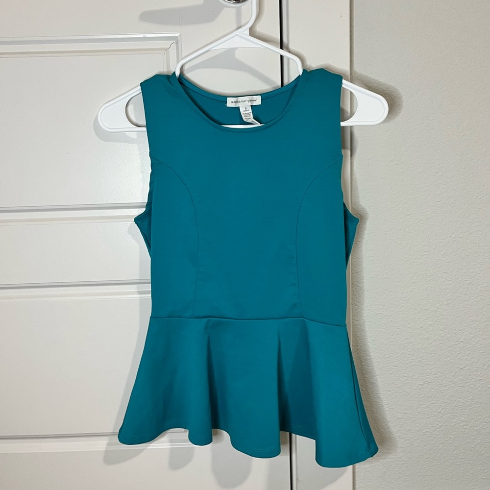Teal Ambiance apparel tank top